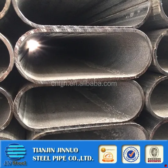 115x42mm Pre-Galvanized Rail Fence Post: Flat Oval Steel Pipe/Tube and Oval Shaped Steel Products