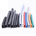 Car door U-shaped anti-collision rubber strip