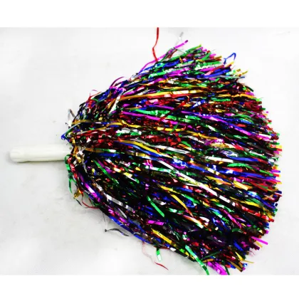 Custom sport cheerleader cheering craft tinsel pom poms