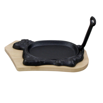 Bestselling Special-Shaped Cast Iron Sizzling Pans with Detachable Handles for Kitchen Cooking