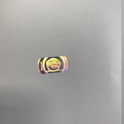 Self adhesive heat foil hologram label sticker