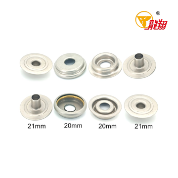 209# Large‑Size 4‑Part Brass Snap Fastener