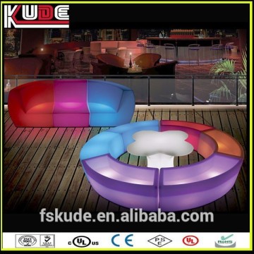 LED illuminated Furniture for outdoor gardern using