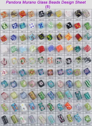 pandora glass beads PJ-C007