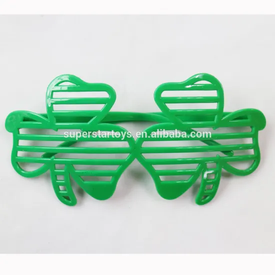 3170401-49 Lucky clover glasses striped glasses cool superman glasses