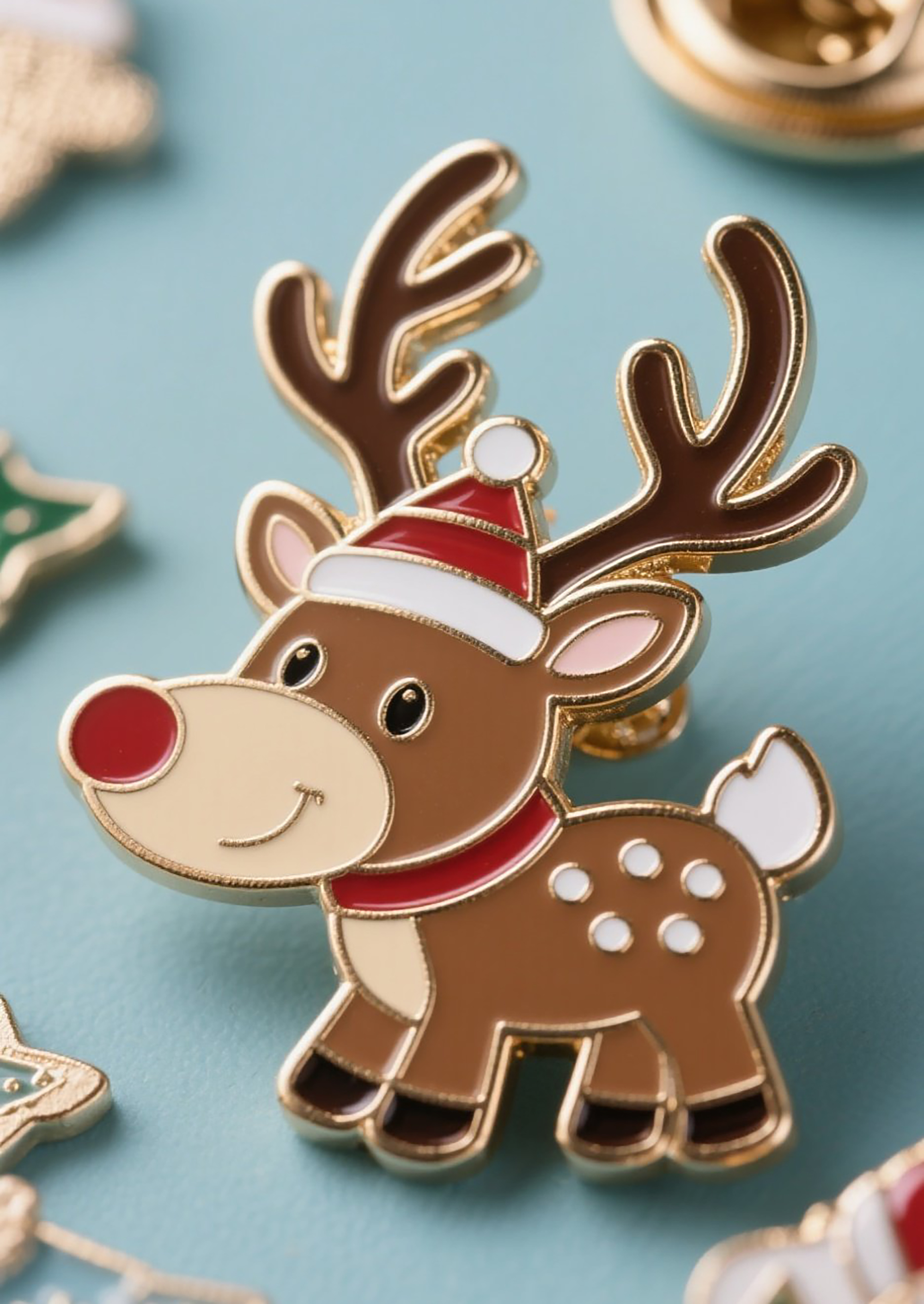 Customizable badge for christmas