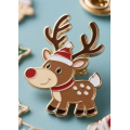 クリスマスのカスタマイズ可能なバッジ