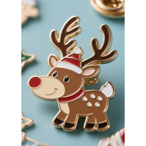 Customizable badge for christmas