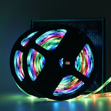 DC12V WiFi Smart RGB Addressable Waterproof LED Light Strip with Remote