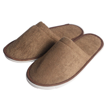 Hot Sales Towel Fabric Washable Disposable Hotel Slippers