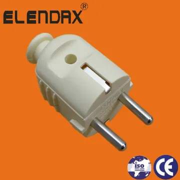 2 Pin PP Electrical Plug with Earth (P7053)