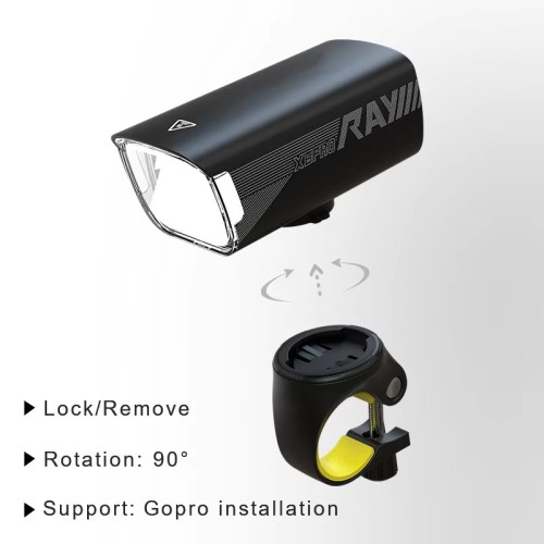 સાયકલ હેડલાઇટ બુદ્ધિશાળી મજબૂત લાઇટ યુએસબી ચાર્જિંગ હાઇ અને લો બીમ હેડલાઇટ્સ સાયકલ એસેસરી લિફ્ટિંગ