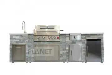 Multifunction Classic Design Stainless Steel Kitchen Cabinet