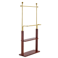 Stylish Solid Wood Coat Rack with Modern Hangers