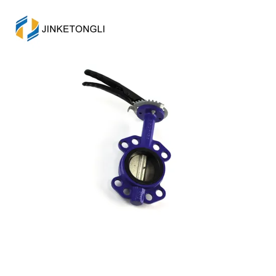 JKTLWD016 double eccentricity carbon steel pn16 butterfly valve