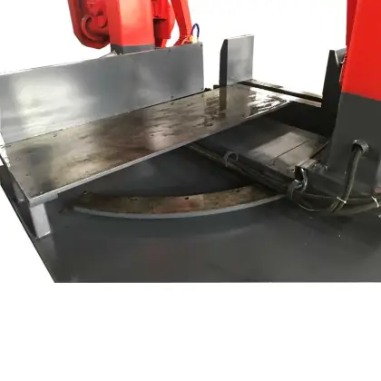 Double column rotaty 0-45 degree metal band saw