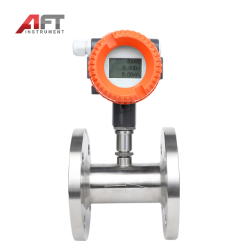Smart Stainless Steel Flange Turbine Flow Meter with RS485 for Industrial Water Liquid Measurement - AFT Factory ODM/OEM