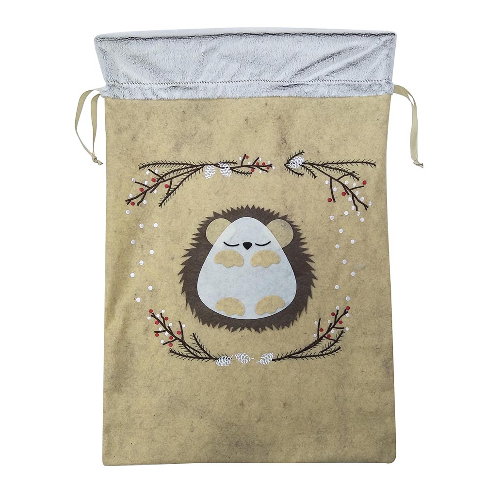 Hedgehog christmas sack