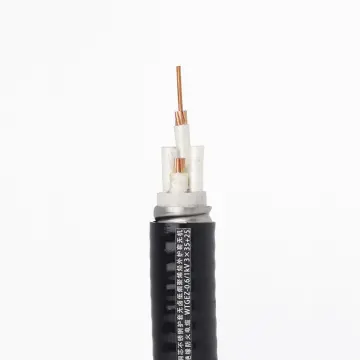 Stainless steel tape armored wires and cables PE coat Fire resistance Mineral insulated cable  