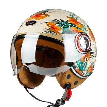 B-110B 2023 Motorcycle Retro Helmet