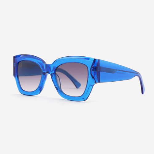 Cat-eye and Dimensional Acetate Female Sunglasses