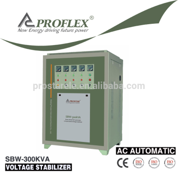 SBW AC Full automatic Compensated Three Phase 300KVA Servo Motor Control Stabilizer