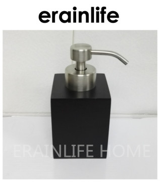 eco-friendly black color polyresin liquid soap dispenser pump