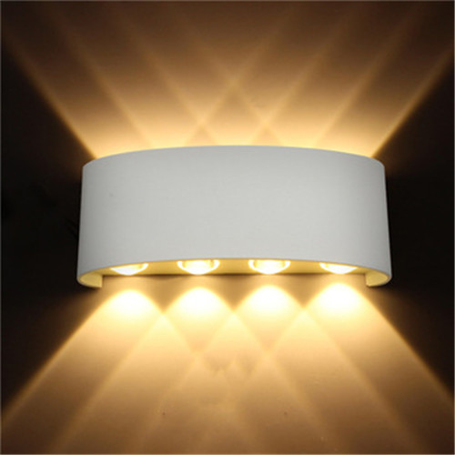 White More Bulb Led Outdoor Wall Light