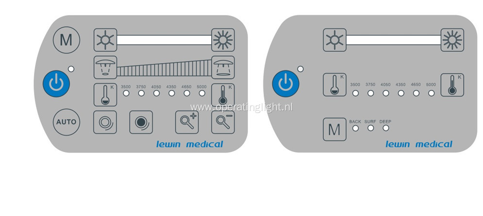 FDA certificate double domes operating lamp