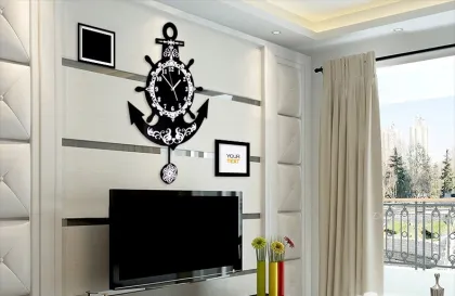 European style clock Acrylic Fashion Wall Clock