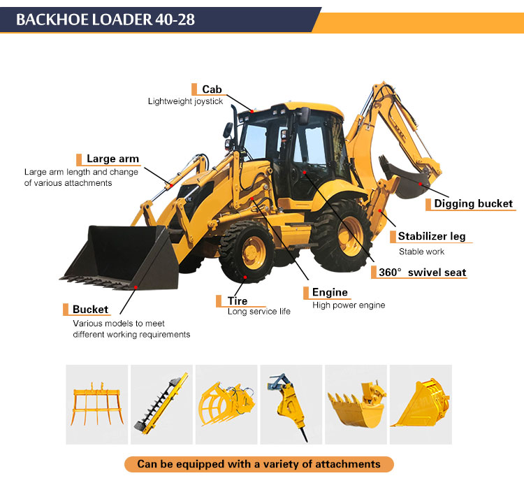 Tractor Chassis Backhoe Loader