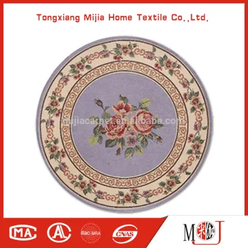 Anti Slip Round Rug Flower pattern Flooring Mat M-32