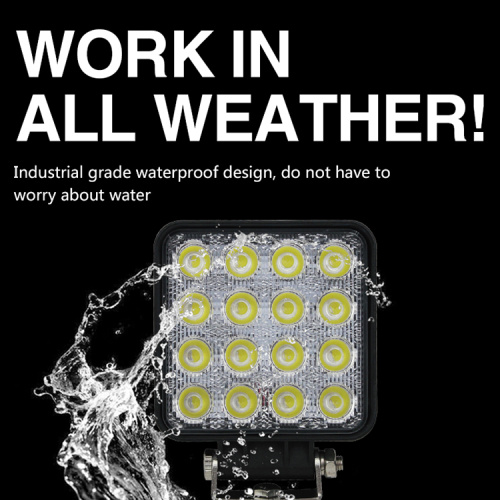 12 વી 24 વી કાર એલઇડી વર્ક લાઇટકાર હેડલાઇટ વોટરપ્રૂફ સ્ક્વેર Auto ટો લાઇટિંગ ટ્રેક્ટર road ફરોડ ફોર્કલિફ્ટ હેવી ડ્યુટી વર્ક લાઇટ