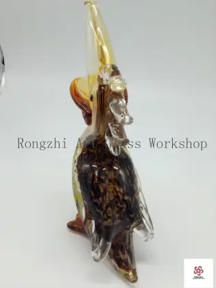 Pelican Bird Glass Sculpture