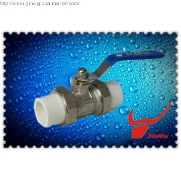 PP-R double union brass ball valves