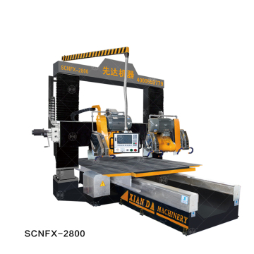 SCNFX-2800 Four Blade Lifting Gantry Type Stone Profiling Line Cutting Machine