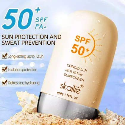 Pure Natural Ingredient Whitening Anti-Aging Mineral Sunscreen SPF 50