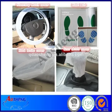 Plastic or Paper material Disposable Car Clean Kit