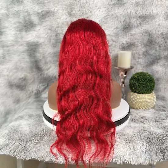 Drop Shipping 1b 99j red human hair lace frontal wig, 150% raw mink brazilian hair wig,virgin lace front wig human hair