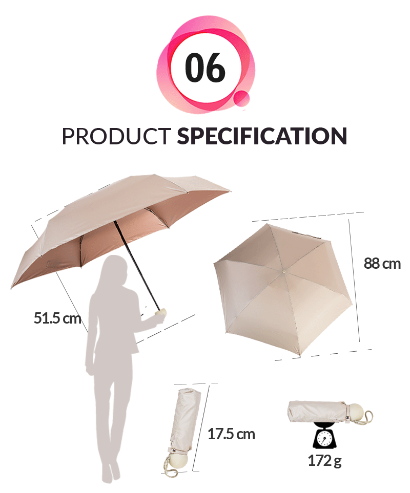 Compact Folding Umbrella