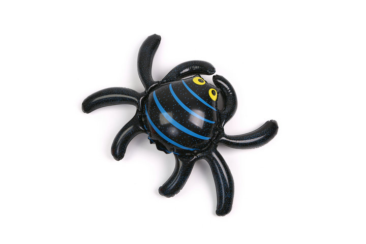 Aufblasbare schwarze Spinne für Halloween und Partydekoration
