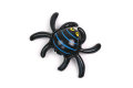 Nadmuchiwany czarny pająk na Halloween i dekoracje świąteczne