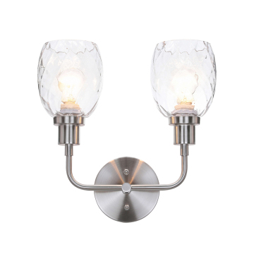 Nordic Clear Glass LED Wall Lamps for Living Room and Bedroom