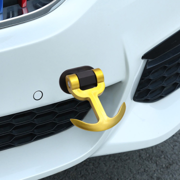 Ganci anello di rimorchio anteriore jdm per auto universali con adesivo - tablilla tornasol decorativo corse addominali in plastica