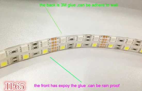 Flexible Rgbw Smd 5050 Led Strip Light Waterproof Ip65 100*15mm For Light Boxes
