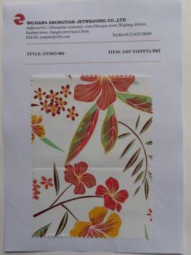 210t 75D Taffeta Printing lining