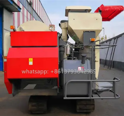 Affordable 102KW Rice Harvest Machine with Combine Wheat and ROPS