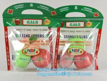 slider ziplock fruit bag with air holes for grape packaging bag, Stand up slider zipper fruit picking bag for apple, Factory Hig