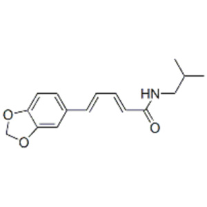 2,4-Pentadienamide,5-(1,3-benzodioxol-5-yl)-N-(2-methylpropyl)-,( 57235426,2E,4E)- CAS 5950-12-9