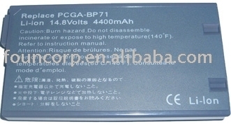 Lithium Replacement Battery for Vaio PCG-XR/QR /FX/F/&amp;7xx/8xx Series